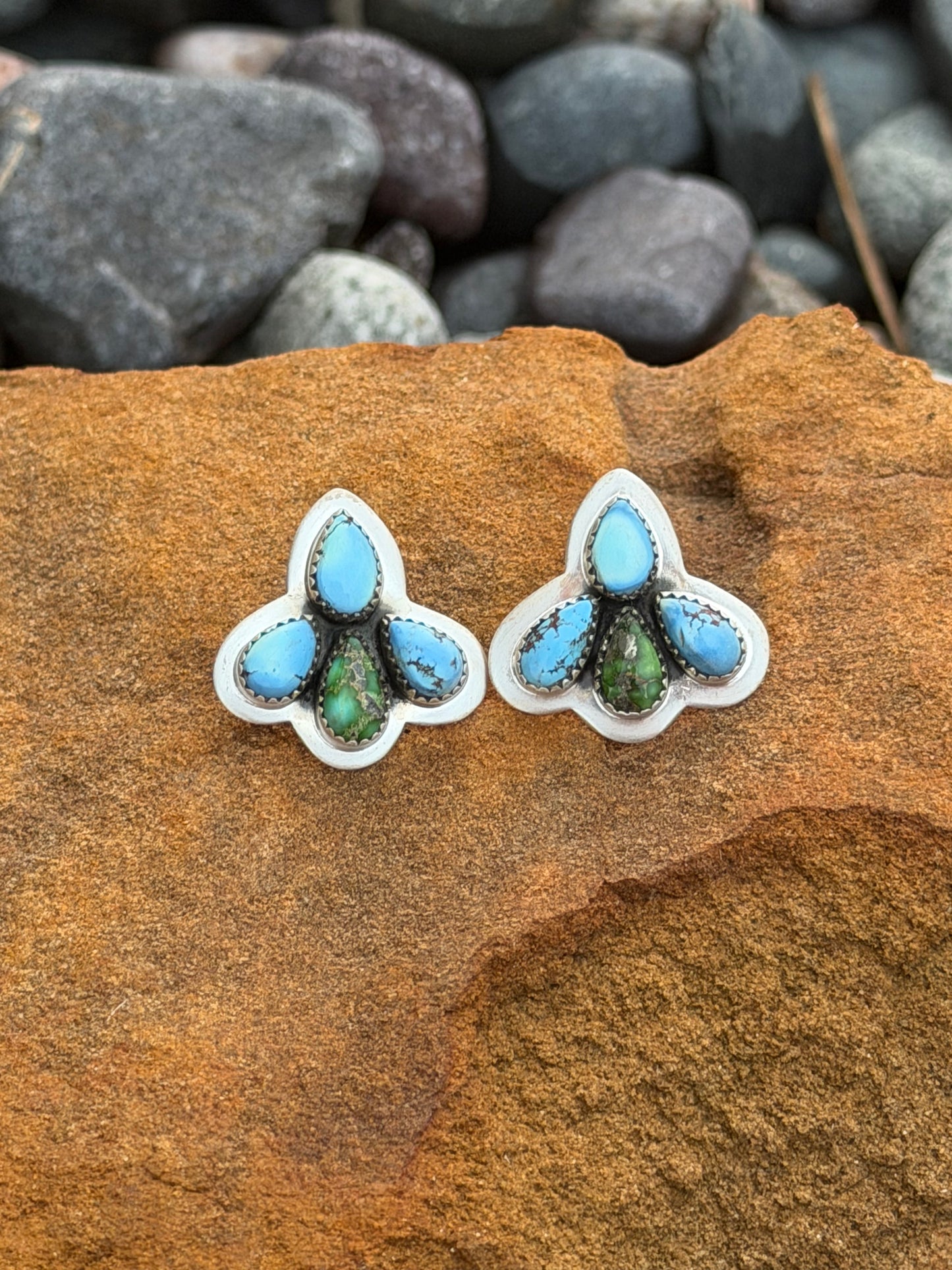 Golden Hills and Sonoran Mountain Earrings