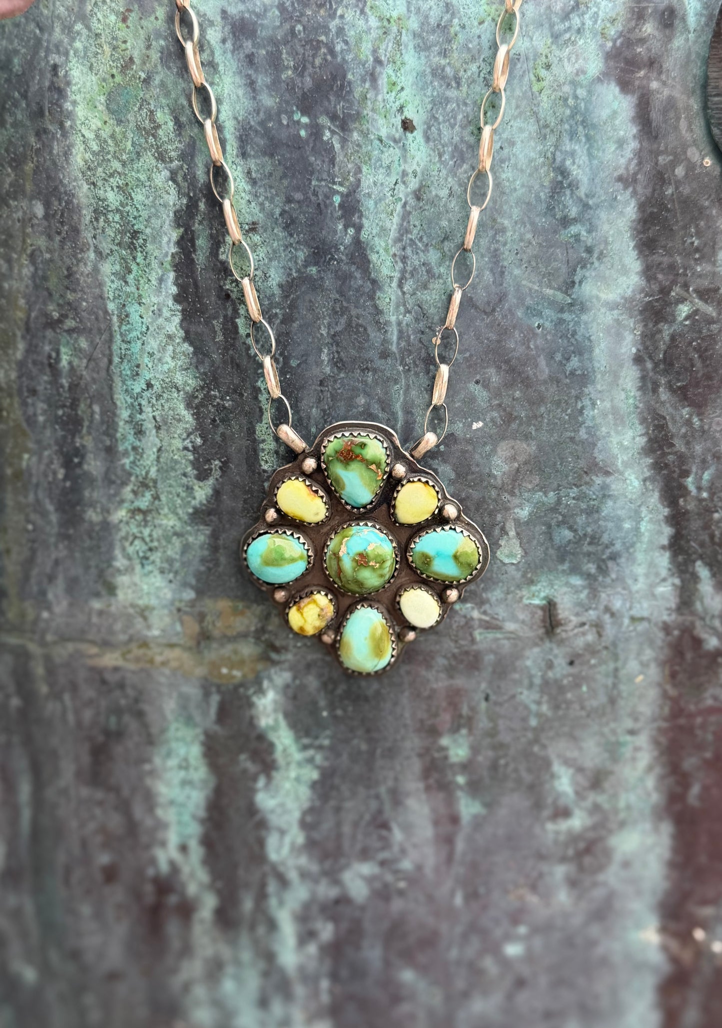 Sonoran Mountain and Palomino Necklace