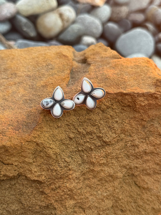 White Buffalo Earrings